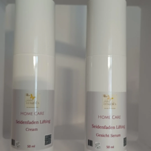 Seidenfaden Lifting Gesicht-Hals-Dekolletet Serum und Creme aus Seidenfäden & Paptiden