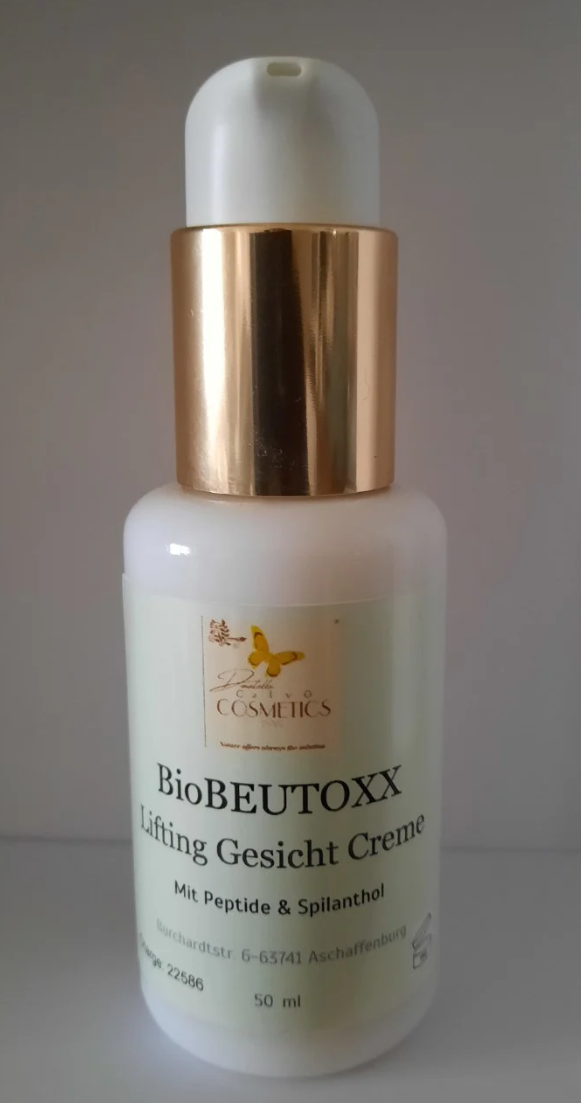 Muskelrelaxans Alternative BioBEUTOXX Gesicht Creme 50 ml
